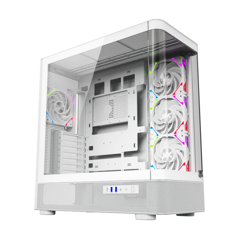 Datoru korpuss XYZ Quantum White Mid Tower (X-CS-QUANTUM-W)