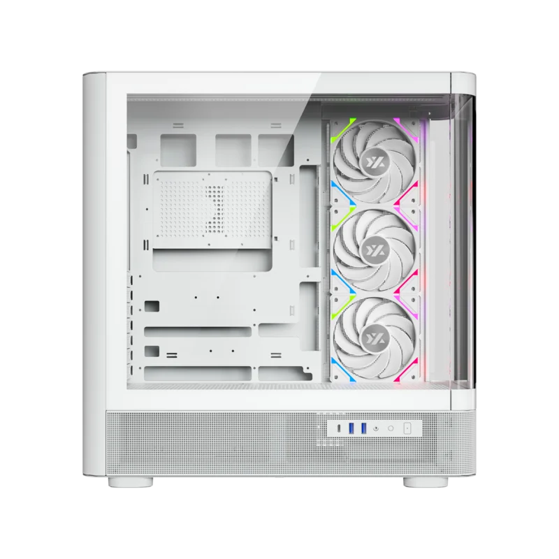Datoru korpuss XYZ Quantum White Mid Tower (X-CS-QUANTUM-W) - foto 3