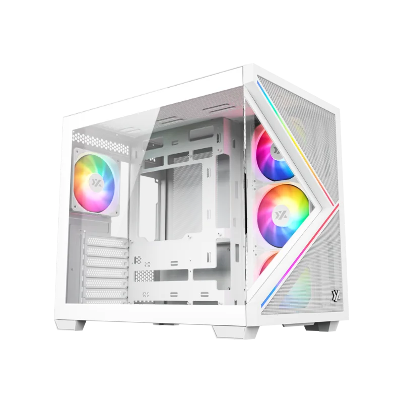 Datoru korpuss XYZ Qubex Mid-Tower White (X-CS-QUBEX-W)
