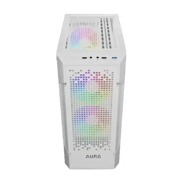 Datoru korpuss Gamdias Aura GC7 Mid‑Tower White (16333-442F3-30000-G) - foto 4