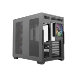 Datoru korpuss XYZ Qubex Mid‑Tower Black (X-CS-QUBEX-B)