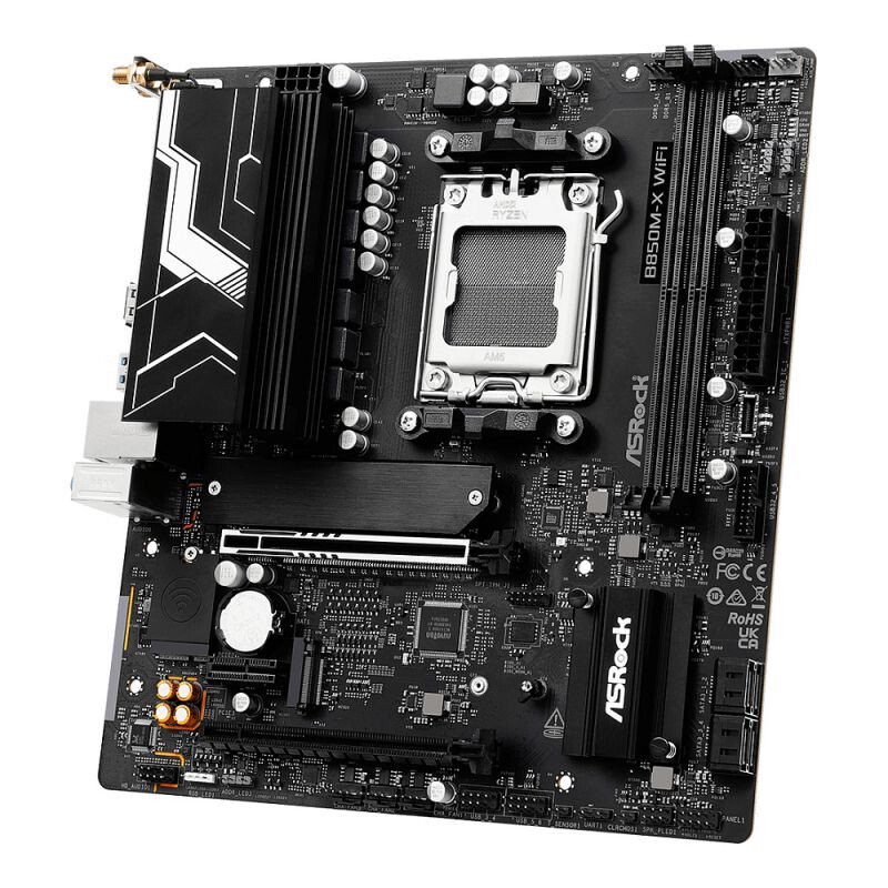 Pamatplate ASRock B850M-X WiFi R2.0 BLACK (90-MXBSH0-A0UAYZ) - foto 3