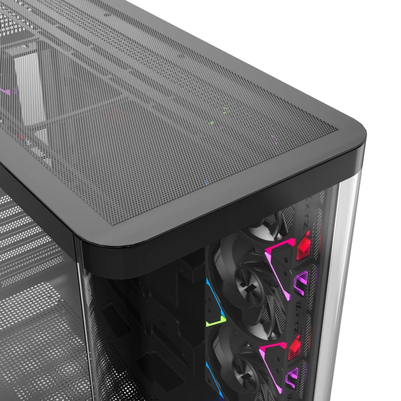 Datoru korpuss XYZ Quantum Pro Midi-Tower Black (X-CS-QUANTUMPRO-B) - foto 6