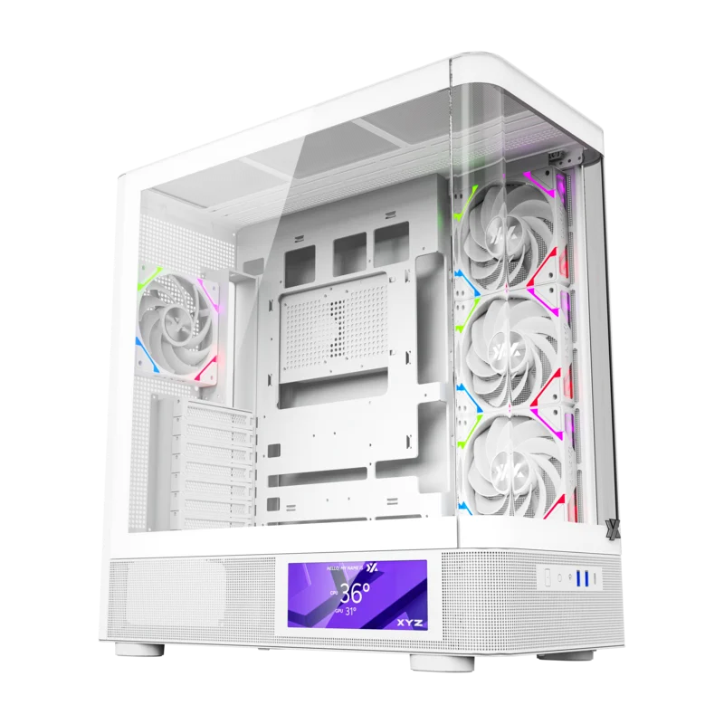Datoru korpuss XYZ Quantum Pro Mid‑Tower White (X-CS-QUANTUMPRO-W)