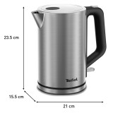 Kettle TEFAL BRONX 1.7l electric kettle KI513D Silver (KI513D10)