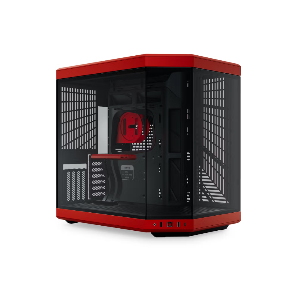 Datoru korpuss Hyte Y70 Mid‑Tower Black/Red (CS-HYTE-Y70-BR)