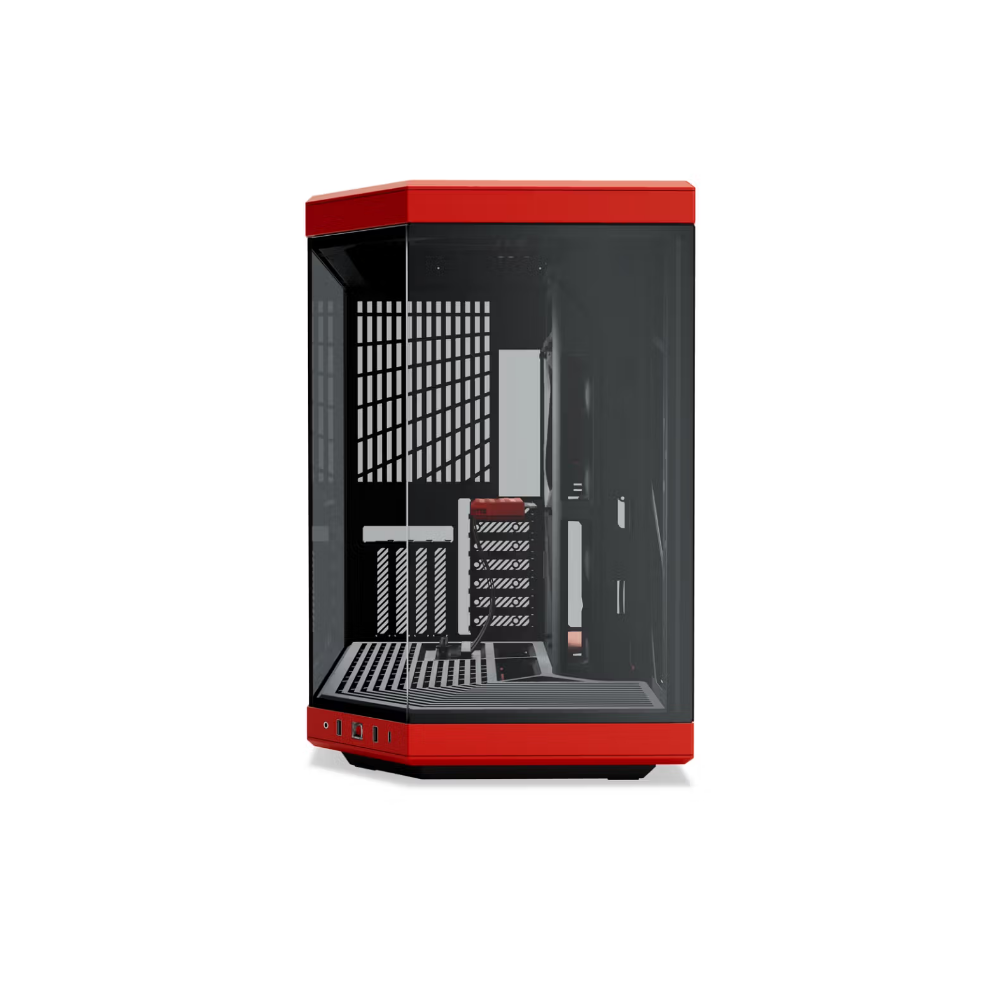 Datoru korpuss Hyte Y70 Mid‑Tower Black/Red (CS-HYTE-Y70-BR) - foto 2
