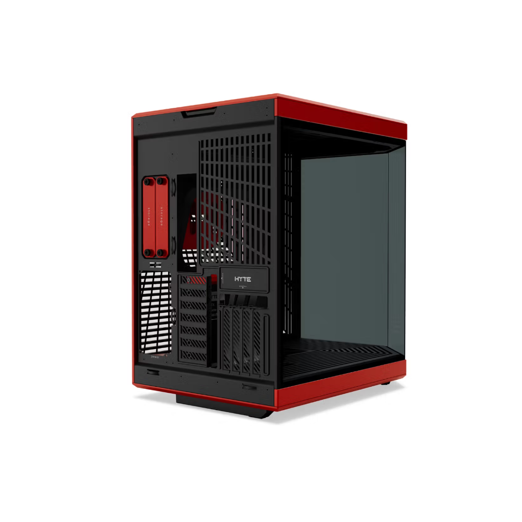 Datoru korpuss Hyte Y70 Mid‑Tower Black/Red (CS-HYTE-Y70-BR) - foto 4