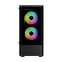 Datoru korpuss Gamdias Talos E3 CG Mid‑Tower Black (16332-32AA3-30000-G) - foto 2