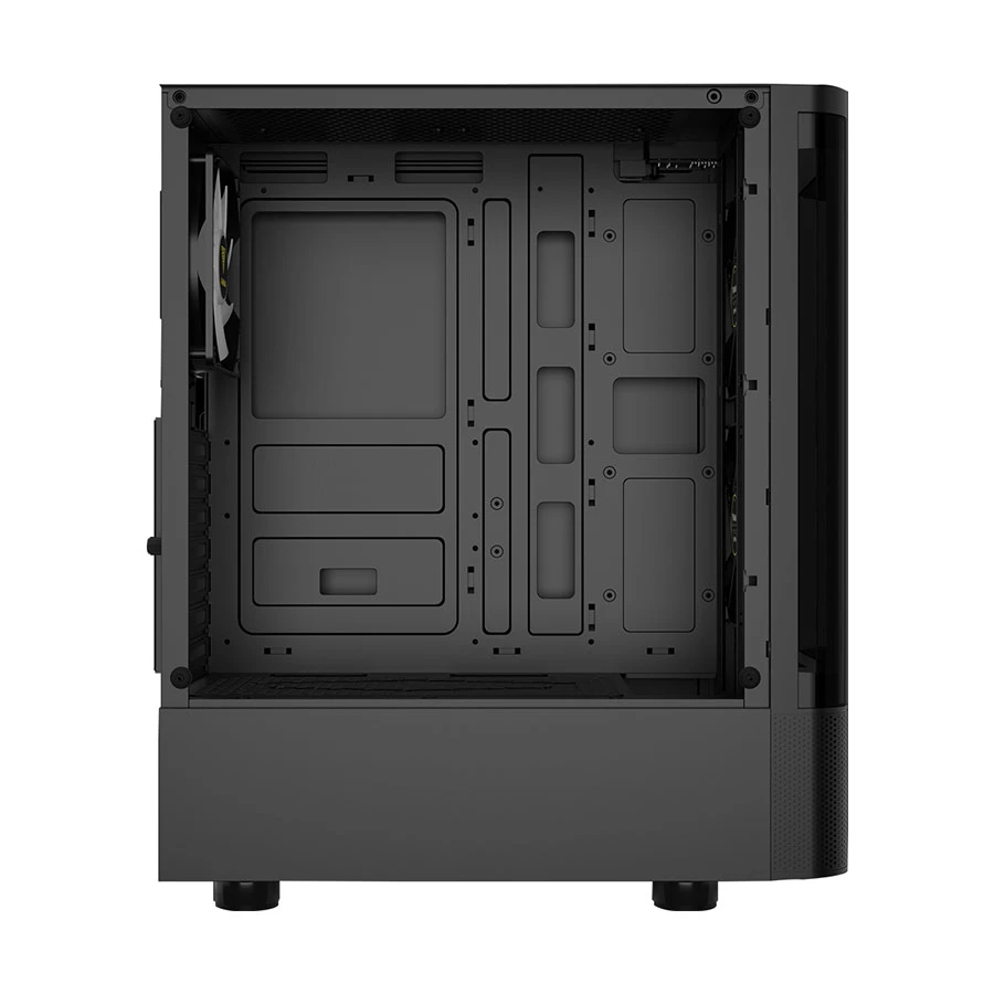 Datoru korpuss Gamdias Talos E3 CG Mid‑Tower Black (16332-32AA3-30000-G) - foto 4