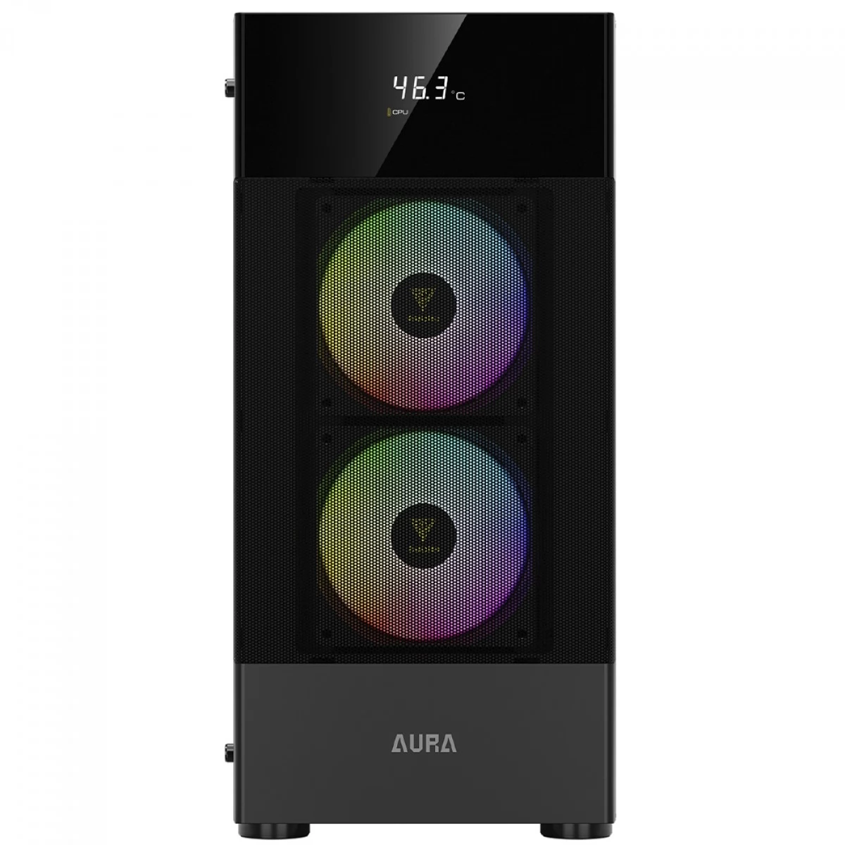 Datoru korpuss Gamdias Aura GC5 Elite Mid Tower Black (16333-82C23-10800-G) - foto 2