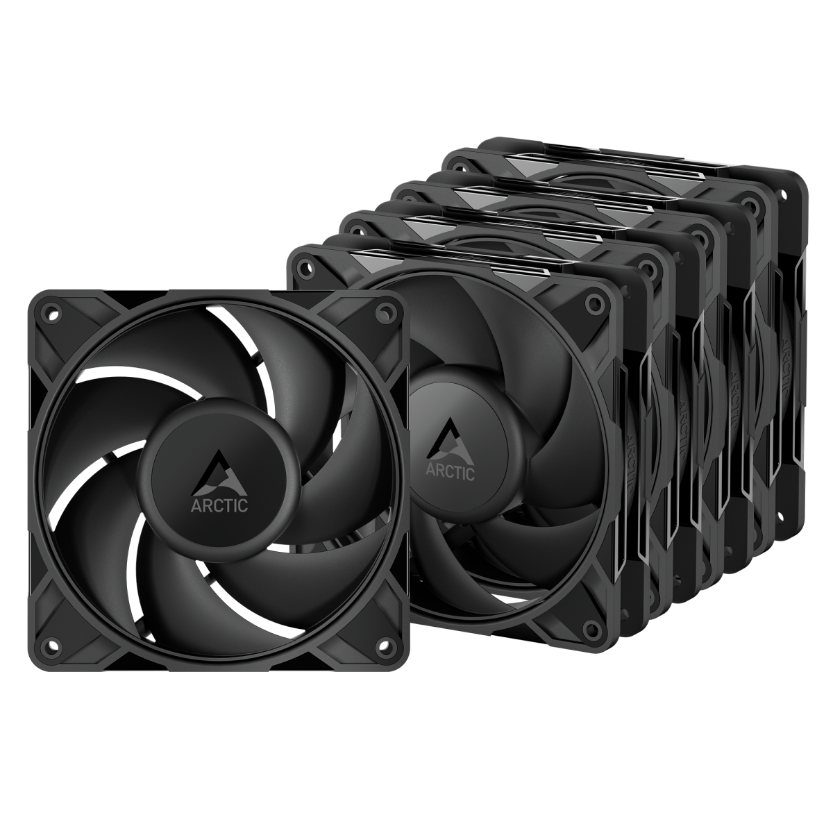 Korpusa dzesētājs Pack of 5 Arctic P12 Pro Case Fans 12cm Black (ACFAN00307A)