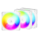 Korpusa dzesētājs Set of 3 Arctic P12 Pro Reverse RGB Case Fans 12cm White (ACFAN00334A)