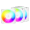 Korpusa dzesētājs Set of 3 Arctic P12 Pro Reverse RGB Case Fans 12cm White (ACFAN00334A)