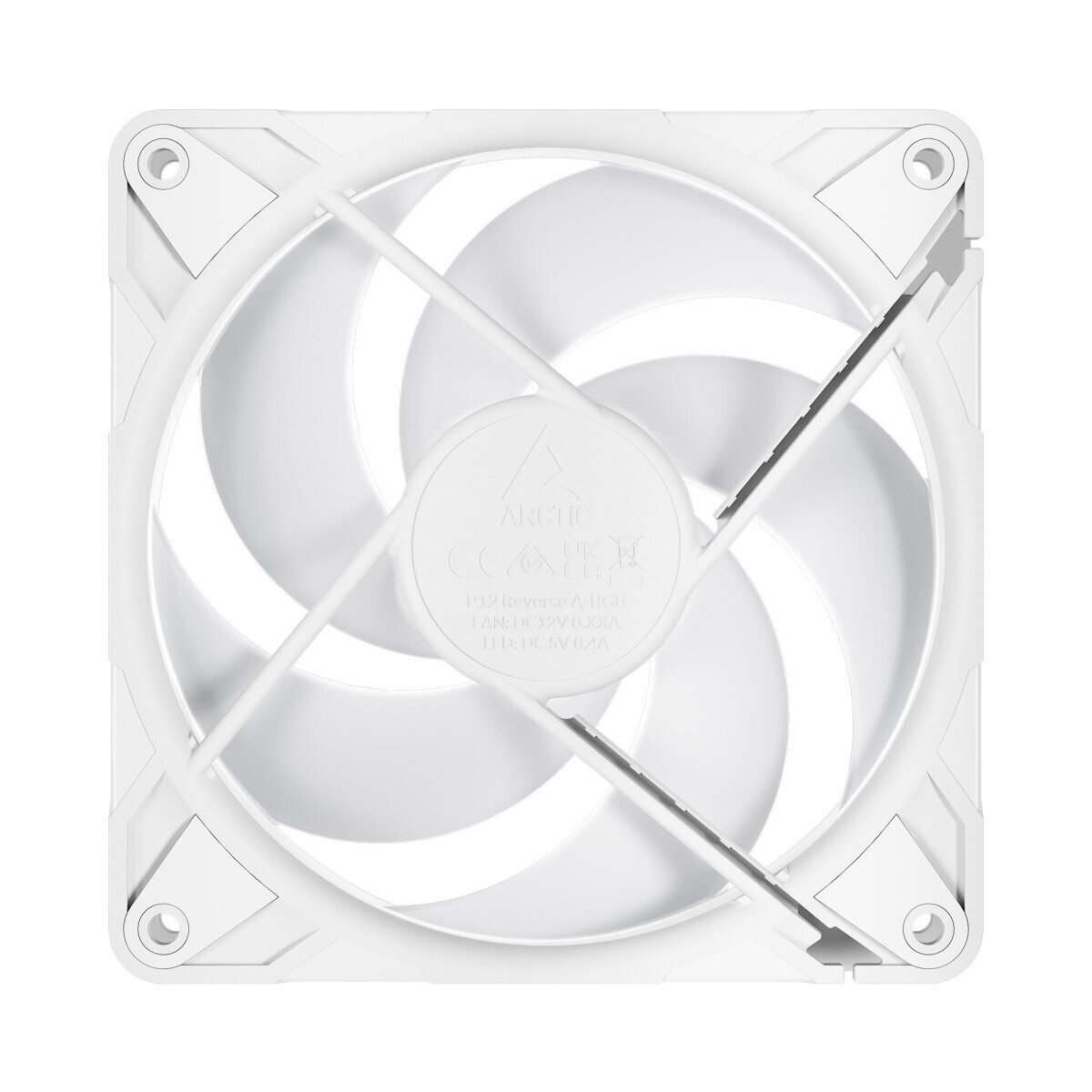 Korpusa dzesētājs Set of 3 Arctic P12 Pro Reverse RGB Case Fans 12cm White (ACFAN00334A) - foto 6