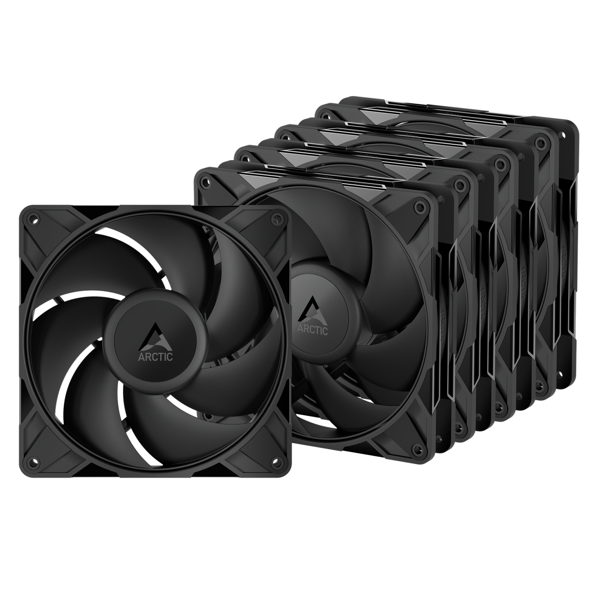 Korpusa dzesētājs Pack of 5 Arctic P14 Pro PST Case Fans 14cm Black (ACFAN00319A)