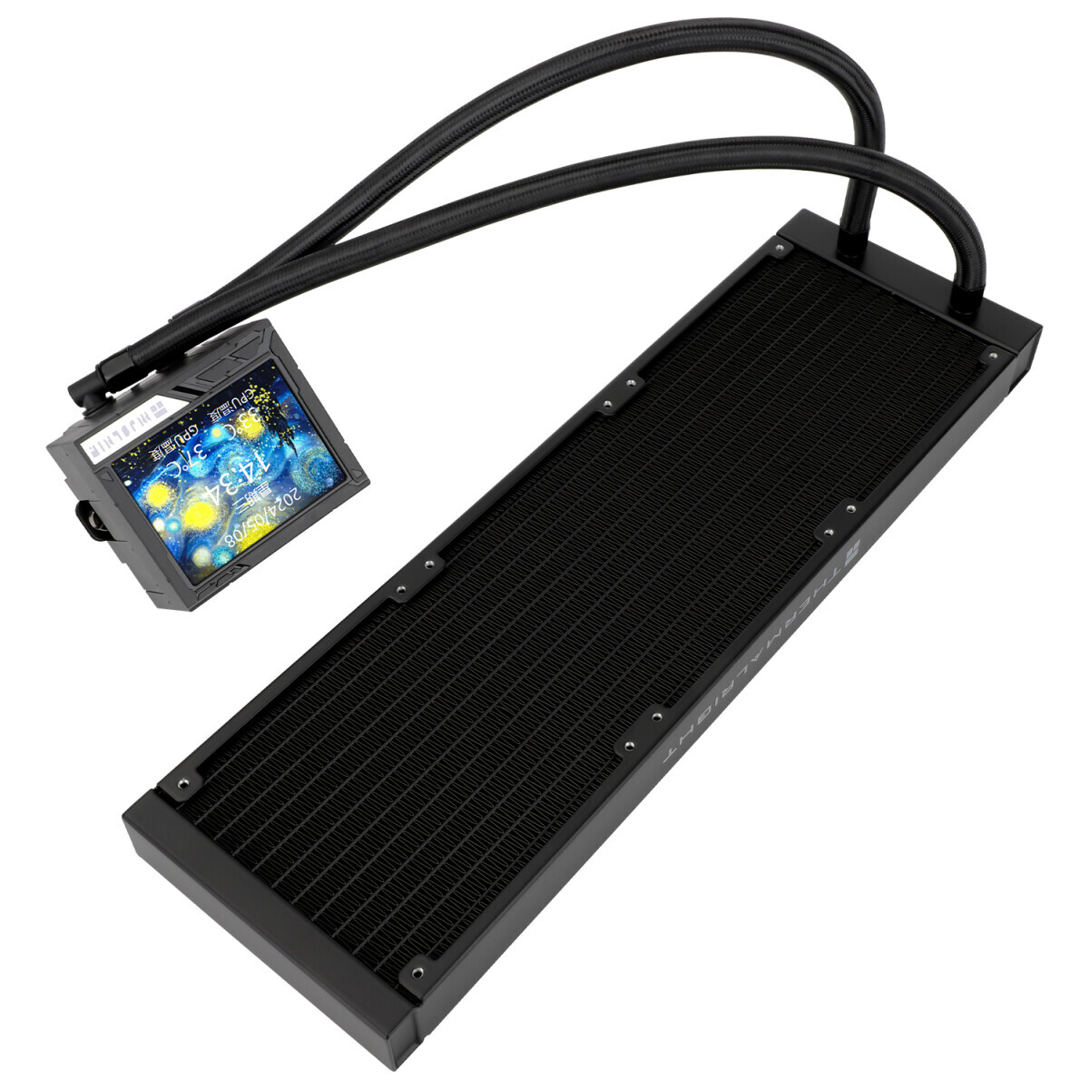 cooler Thermalright Mjolnir Vision X Watercooling Kit with Pump + Radiator - 360mm Black Fan not included - Mjolnir Vision X 360 Black - foto 6