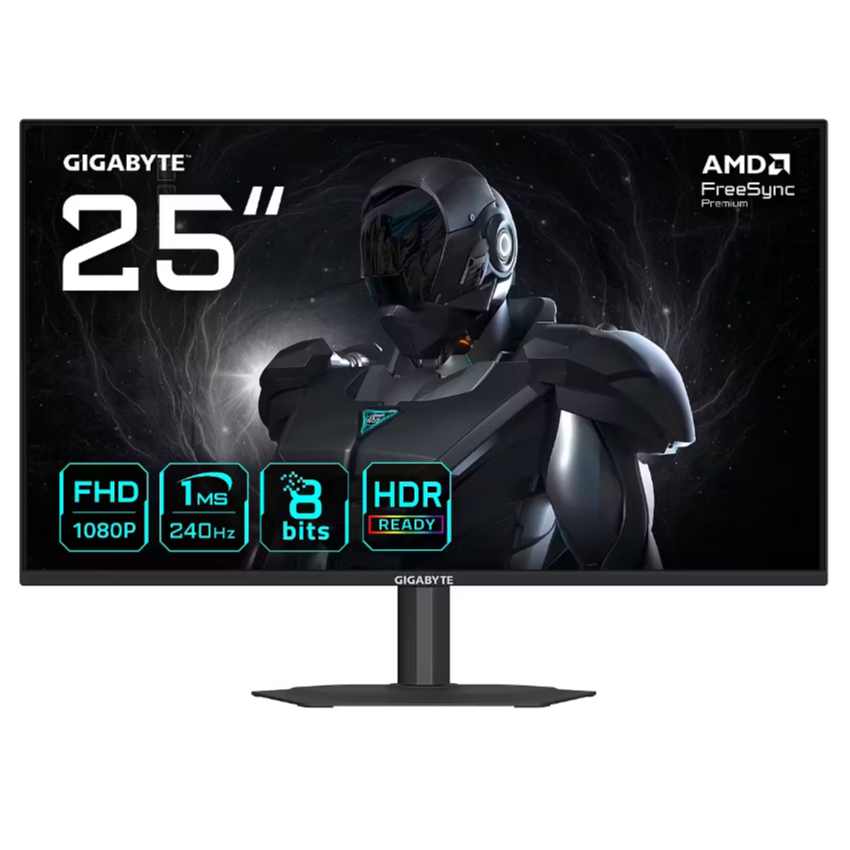 Monitors GIGABYTE LED 24.5" 240Hz Black G25F2A - G25F2A EK
