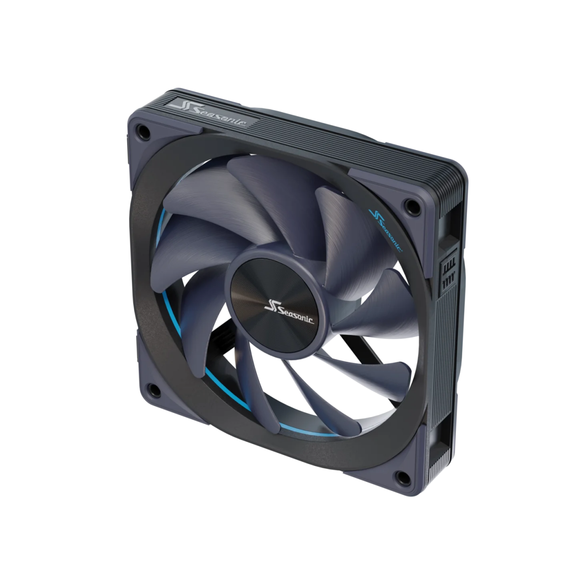 Korpusa dzesētājs Seasonic MagFlow Case Fan 12cm Black (MAGFLOW-1) - foto 5