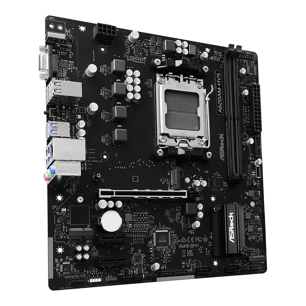 Pamatplate Asrock A620AM-HVS Black (90-MXBSR0-A0UAYZ) - foto 4