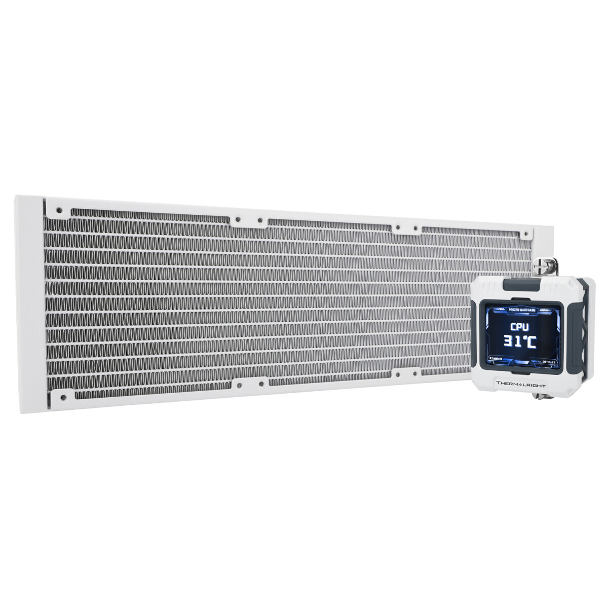 cooler Thermalright Frozen Warframe X Watercooling Kit with Pump + Radiator 360mm White Fan not included - Frozen Warframe 360 X White