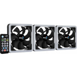 Korpusa dzesētājs Pack of 3 AeroCool Edge 14 Pro RGB 14cm Case Fans Black (ACF4-EG10217.12)