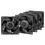 Korpusa dzesētājs Pack of 4 Arctic S8038-7K Server Fans 8cm Black (ACFAN00292A)