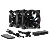Korpusa dzesētājs Pack of 3 AeroCool Astro 12 Pro RGB 12cm Case Fans Black (ACF3-AT10217.02 / ASTRO12PRO)