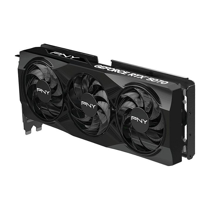 Videokarte PNY GeForce RTX 5070 Triple Fan 12GB GDDR7 Black (VCG507012TFXPB1) - foto 2