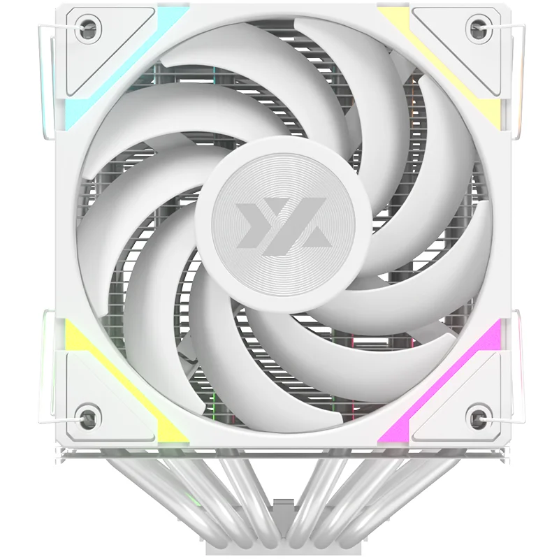 Procesoru dzesētājs XYZ Thermax 6 Pro Duo RGB CPU Cooler White (X-AC-THERPRODUOW6) - foto 2