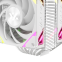 Procesoru dzesētājs XYZ Thermax 6 Pro Duo RGB CPU Cooler White (X-AC-THERPRODUOW6) - foto 3