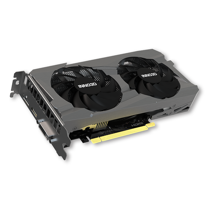 Carte graphique INNO3D GEFORCE RTX 3050 TWIN X2 V2  6GB GDDR6 Grey (N30502-06D6-1880VA60) - photo 2