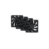 Korpusa dzesētājs Pack of 4 Hyte FA12 Case Fans 12cm Black (FAN-HYTE-FA12-BB-4)