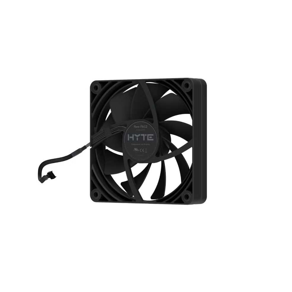 Korpusa dzesētājs Pack of 4 Hyte FA12 Case Fans 12cm Black (FAN-HYTE-FA12-BB-4) - foto 3