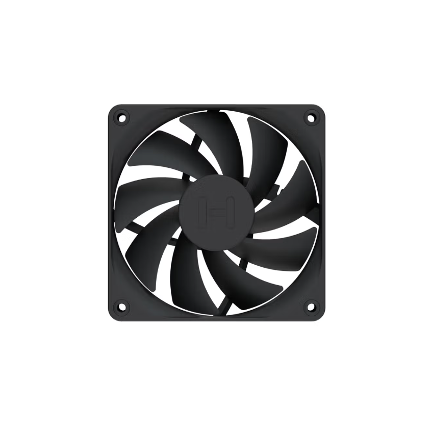 Korpusa dzesētājs Pack of 4 Hyte FA12 Case Fans 12cm Black (FAN-HYTE-FA12-BB-4) - foto 4
