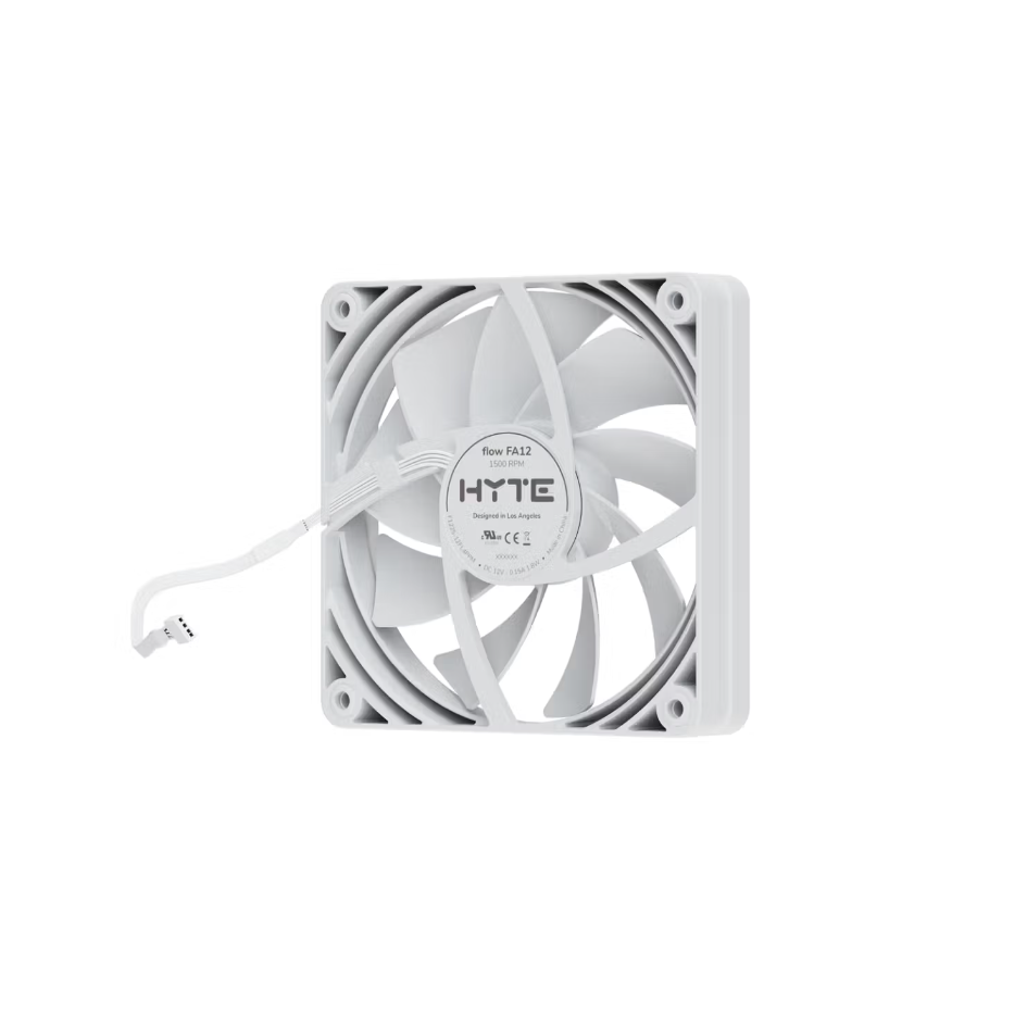 Korpusa dzesētājs Pack of 4 Hyte FA12 Case Fans 12cm White (FAN-HYTE-FA12-WW-4) - foto 3