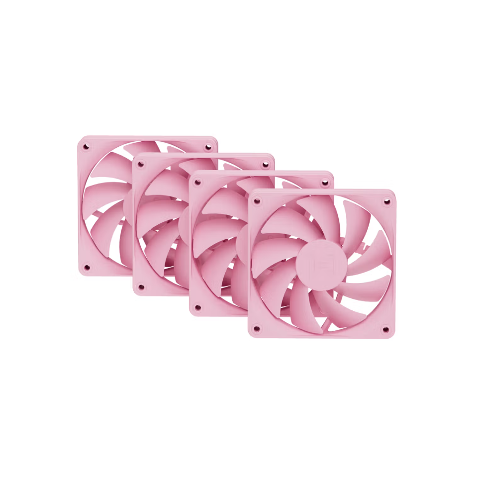 Korpusa dzesētājs Pack of 4 Hyte FA12 Case Fans 12cm strawberry milk (FAN-HYTE-FA12-SM-4)