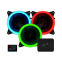 Korpusa dzesētājs Pack of 3 AeroCool Rev RGB Pro 12cm Case Fans Black (ACF3-RF10227.01)