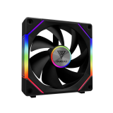 Korpusa dzesētājs Pack of 3 Gamdias Aeolus P2U RGB Case Fans 12cm Black (16302-03303-00000-G)