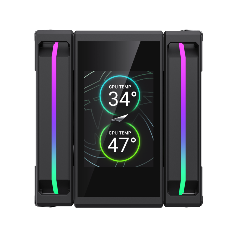 cooler Gamemax Sigma 620 LCD Black (9502-0100R0111) - foto 4