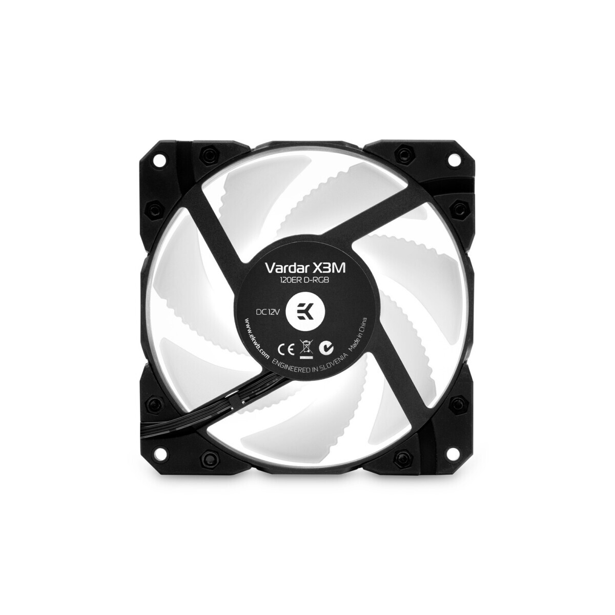 Korpusa dzesētājs Ekwb EK-Vardar X3M 120ER DRGB 12cm White (3830046996985) - foto 2