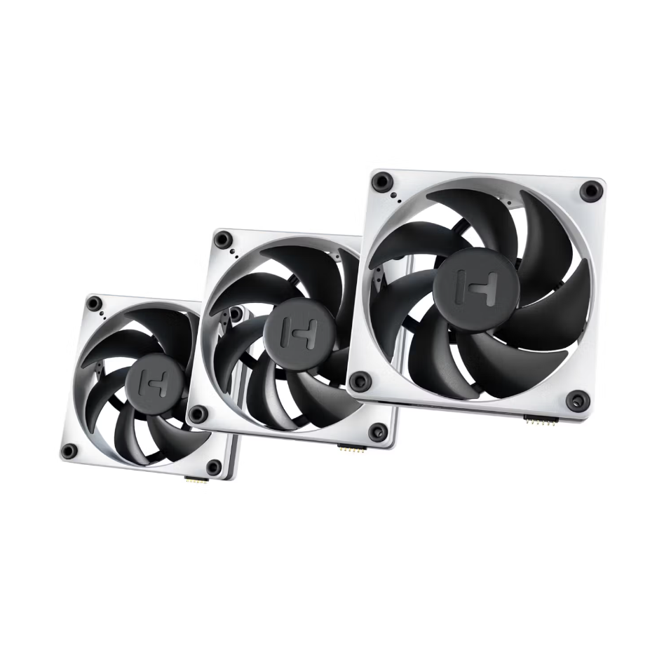 Korpusa dzesētājs Hyte Thicc FP with Nexus controller 12cm Black/White (FAN-HYTE-FP12-BW-3NP)