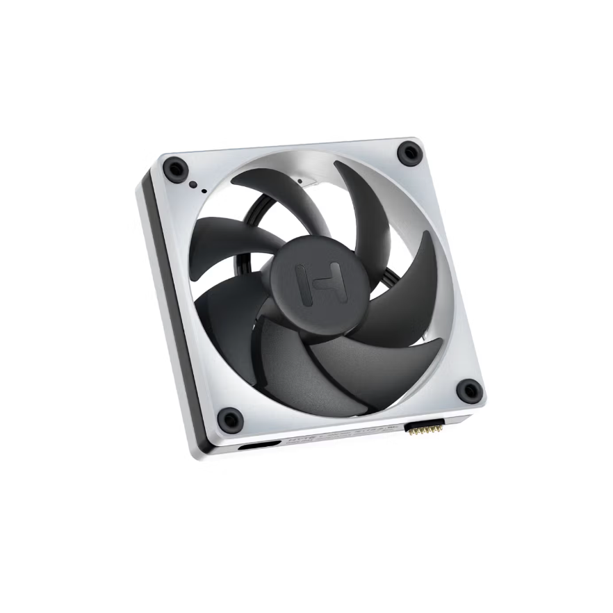 Korpusa dzesētājs Hyte Thicc FP with Nexus controller 12cm Black/White (FAN-HYTE-FP12-BW-3NP) - foto 2