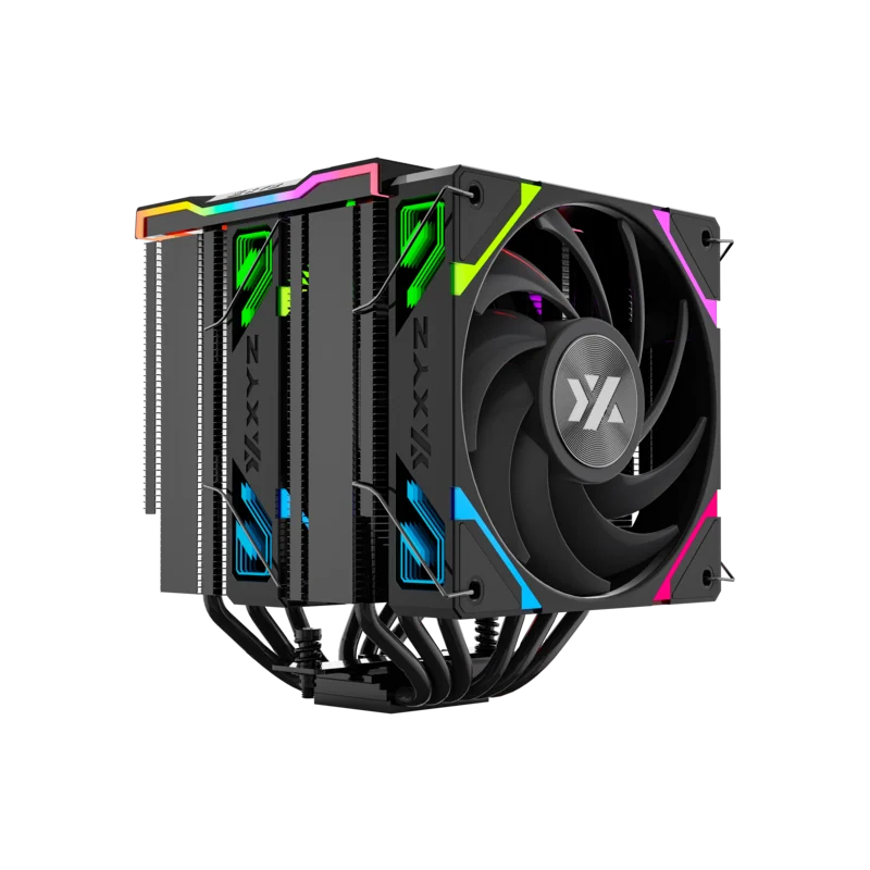Procesoru dzesētājs XYZ Thermax 6 Pro Duo Black (X-AC-THERPRODUOB6) - foto 2