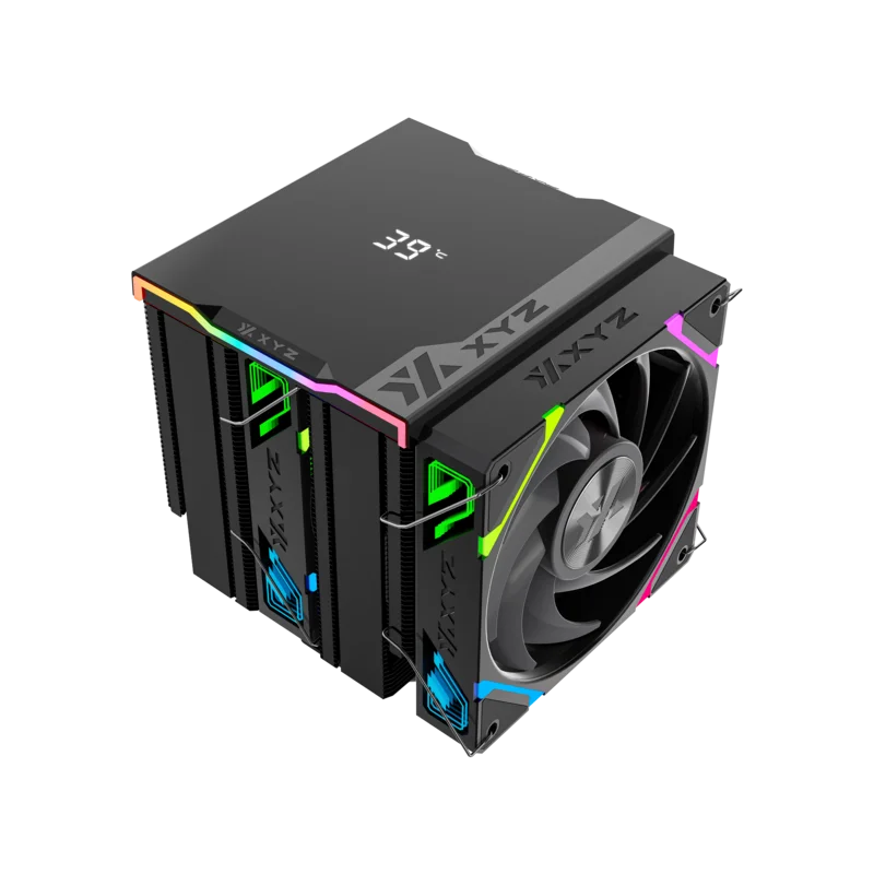 Procesoru dzesētājs XYZ Thermax 6 Pro Duo Black (X-AC-THERPRODUOB6) - foto 3