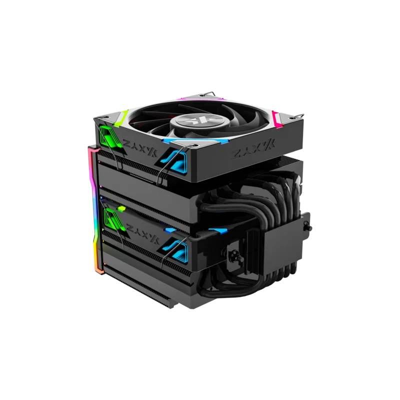 Procesoru dzesētājs XYZ Thermax 6 Pro Duo Black (X-AC-THERPRODUOB6) - foto 6