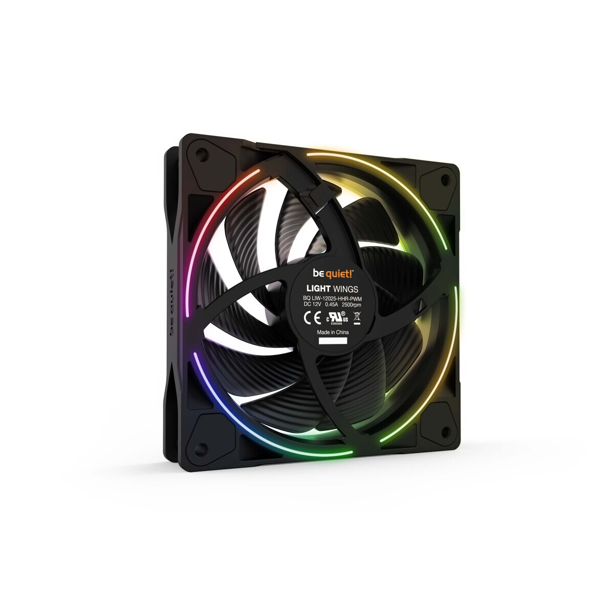 Ventilateur de boîtier Be Quiet! Light Wings High Speed 12cm Black (BL073) - photo 2