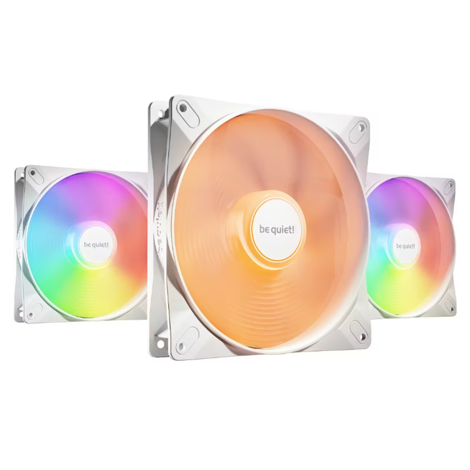 Korpusa dzesētājs Be Quiet! Light Wings LX High Speed RGB 14cm White (BL131) - foto 2