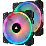 Korpusa dzesētājs Corsair Dual Light Loop LL140 RGB 14cm Black (CO-9050074-WW)