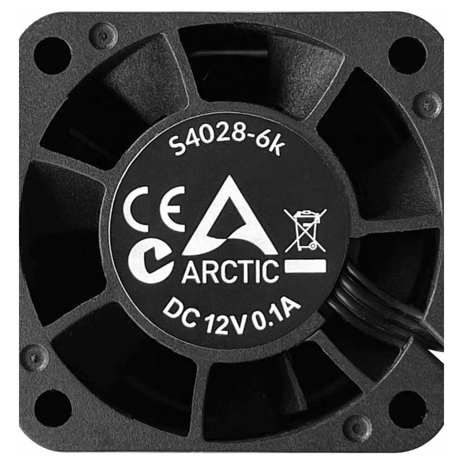 Korpusa dzesētājs Arctic S4028-6K 4cm Black (ACFAN00273A) - foto 3